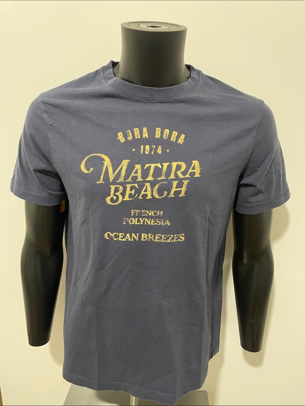 Matira Beach Graphic Tee - Navy